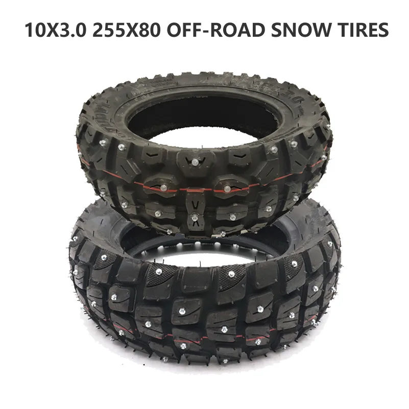 10 Inch Off Road Winter Snow Tire Inner Tube Inflatable Tyre for Speedual Grace  Zero X Kugoo M4 Pro  x3.0 255X80