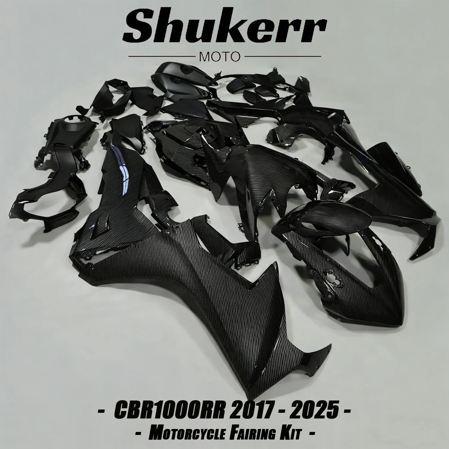 Carbon Fiber Painted Motorcycle Plastic Fairing Kit Injection Mold Bodywork Panel Kit Fit for Honda Cbr1000Rr 2017-2025 23 24