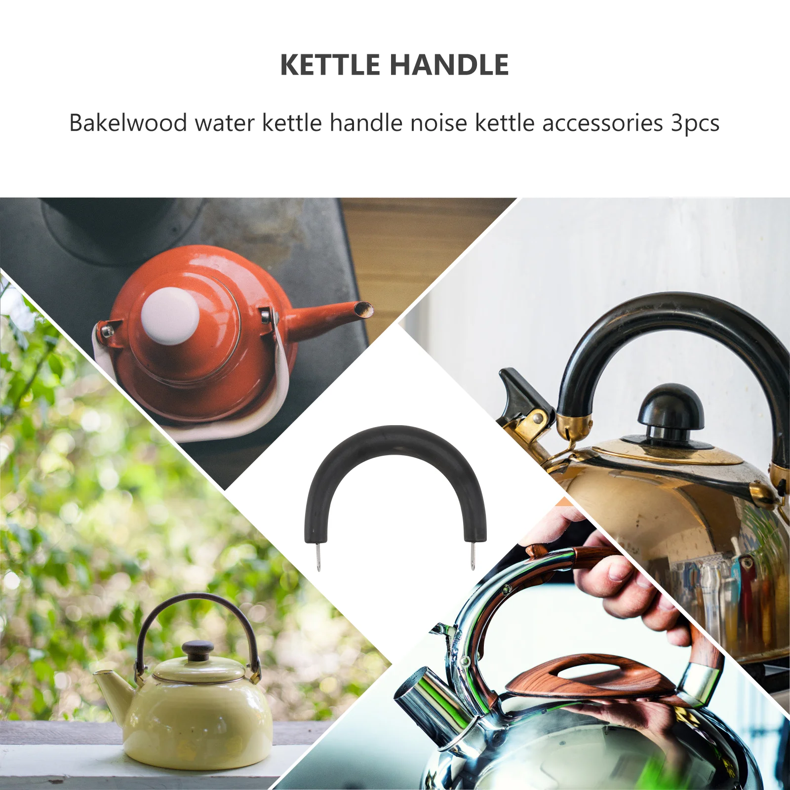 

3 Pcs Kettle Knob Material Easy Installation Universal Kitchen Replacement H Plastic Creative Whistling Teakettle