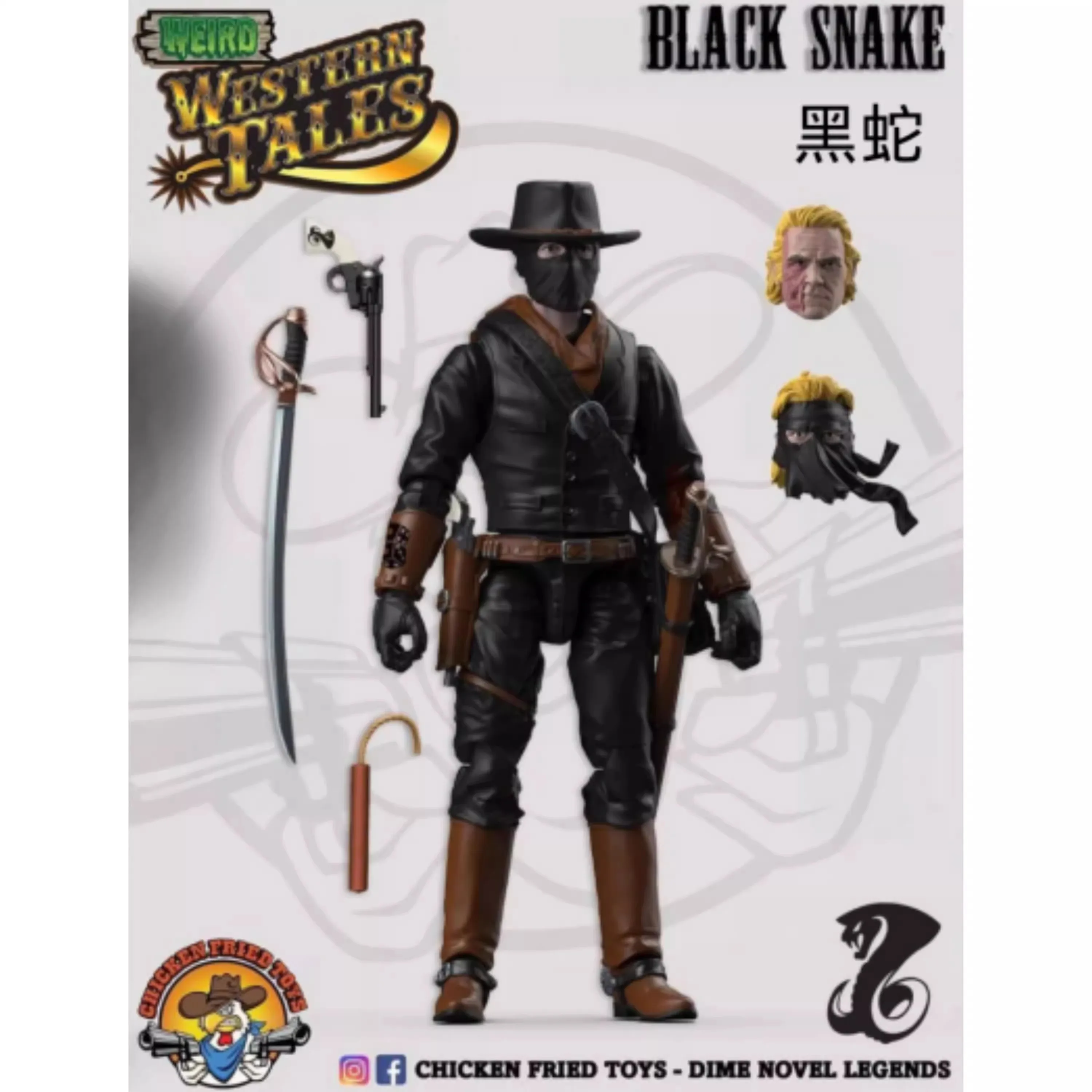 

Курица жареная игрушка-пень новые легенды 1/18 черная змея JoeFest 3,75 "Солдат странные западные сказки Коллекционная Игрушечная модель фигурки