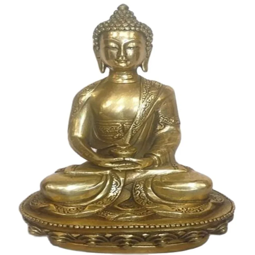 

Tibetan Buddhism Bronze Shakyamuni Sakyamuni Buddha Statue metal handicraft