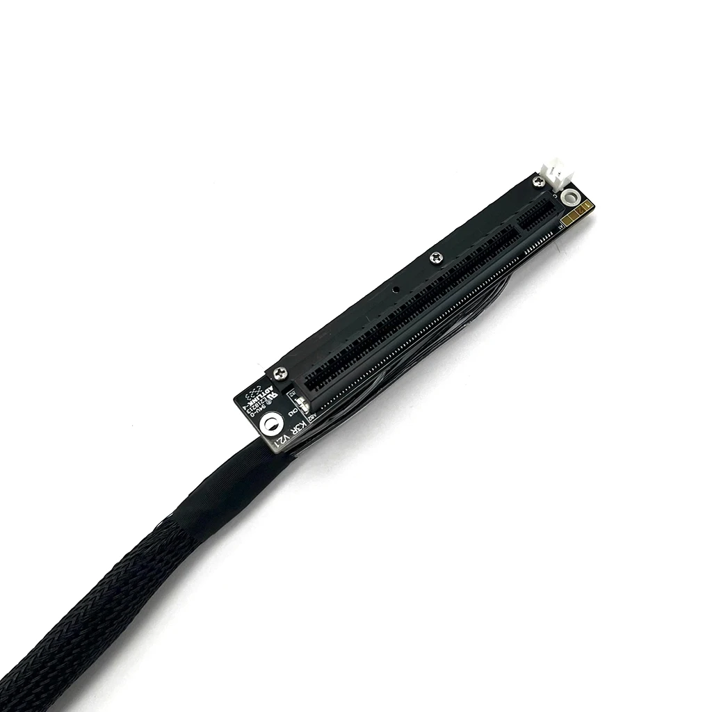 

PCI-E 5.0 X16 Graphics Card Extension Cable Pcie x16 5.0 180°/270° Connector Black Extension Cable (2025 Model)