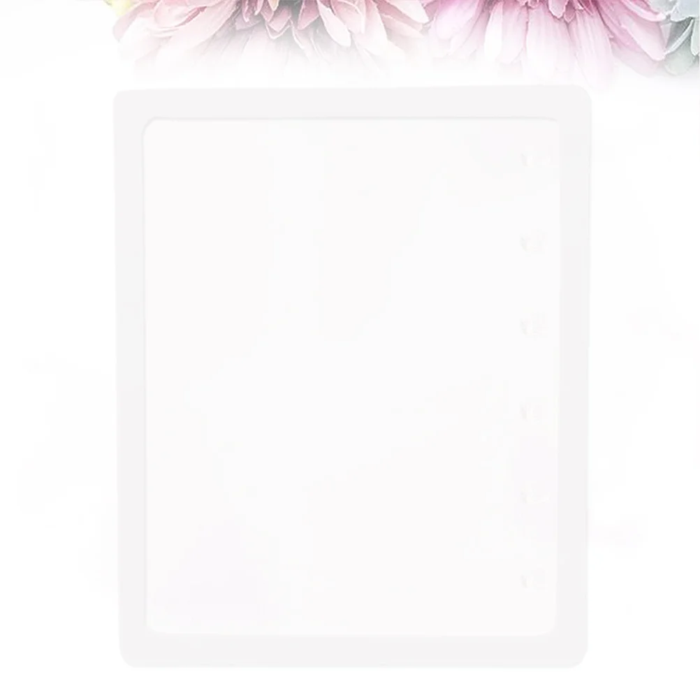 

1pc Silicone Drop Glue Cover Mold A6 Transparent Notebook Mould For Diy Craft Making Jewelry Accessories Handmade Flexible