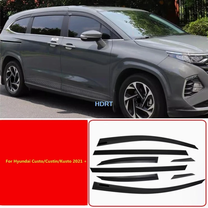 

Для Hyundai Custo/Custin/Kusto 2021 + козырек на боковое окно автомобиля, вентиляционное укрытие, защита от атмосферных воздействий, зеркало заднего вида, солнцезащитный дождь, крышка для бровей