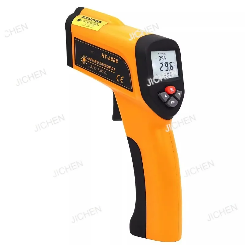 

High Temperature Infrared Thermometer HT-6888 Industrial Handheld Moisture Meter