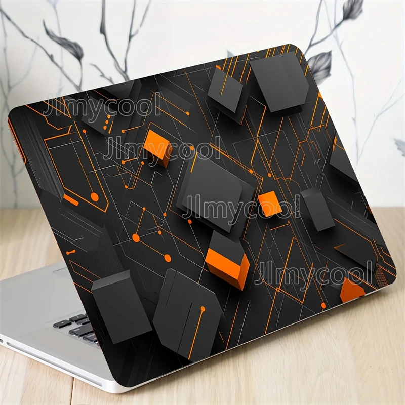 Autocollant artistique pour ordinateur portable, 2 pièces, haute technologie, étui de protection universel pour Netbook, autocollant imperméable et résistant aux rayures