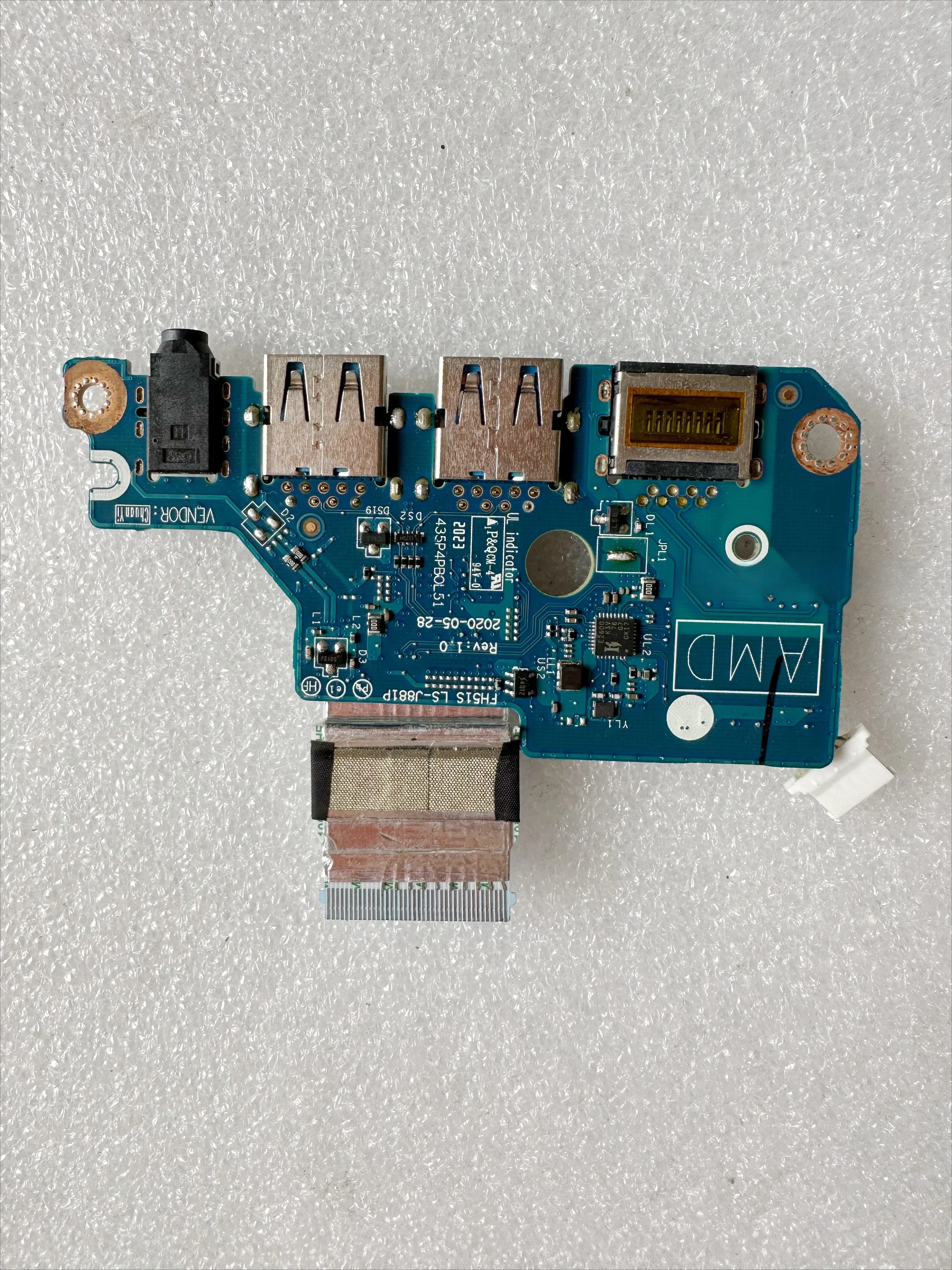 FOR ACERAcer Nitro 5 AN515-55 56 57 44 45 46 N20C1 USB AUDIO WLAN ETHERNET BOARD W CABLE LS-J881P LS-J871P