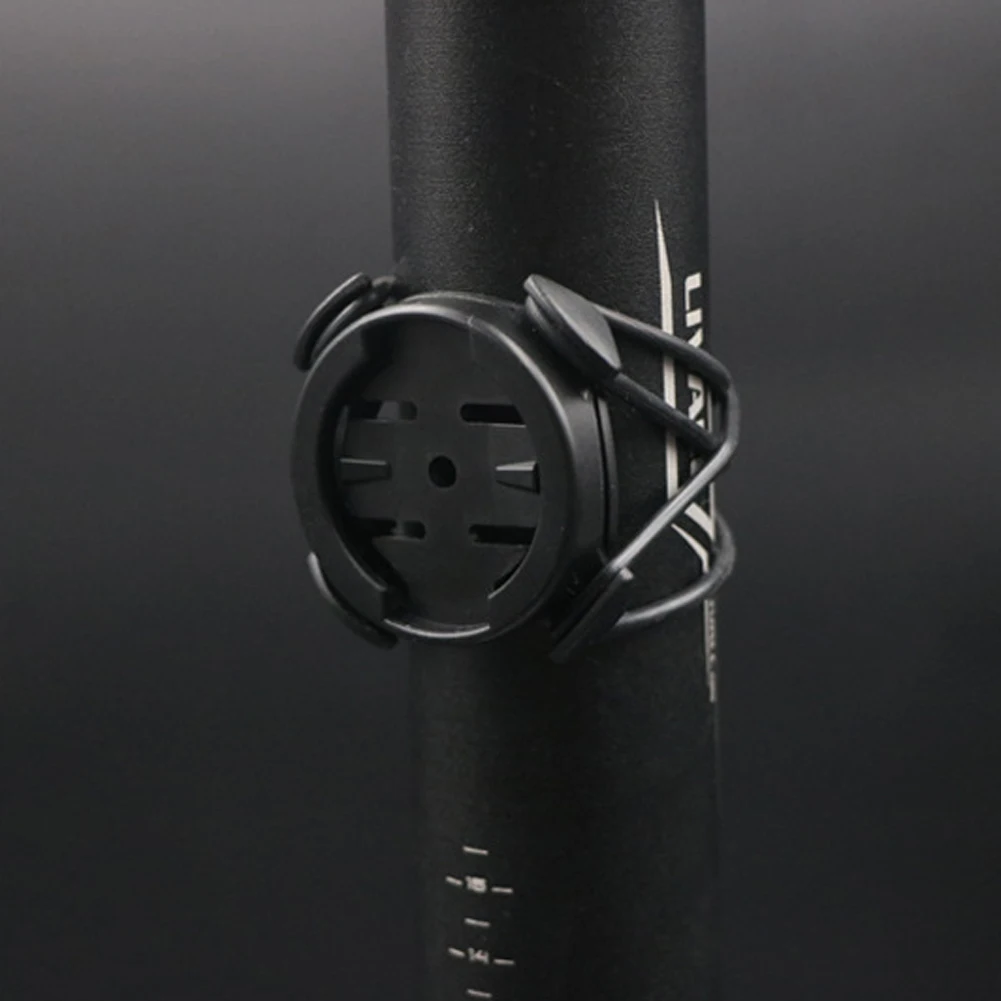 1pc Bike Bicycle  Edge Quarter Turn Computer  Mount  For Garmin Stem Or  Handlebar Rubber Rripper Bands  Bicycle Computer Holder