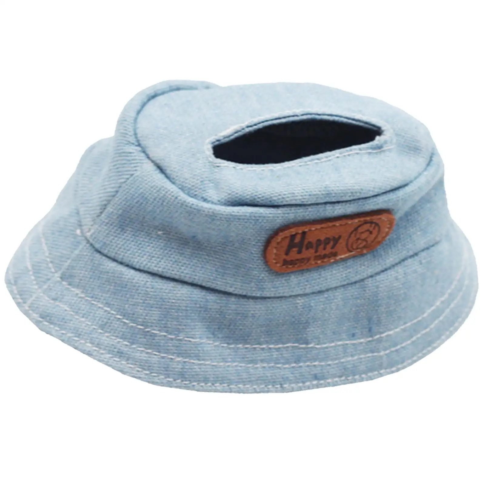 Sombrero de Ala Ancha de Peluche para Niñas Pequeñas, Accesorios para Fotos, Manualidades, Disfraces, Sombrero de Cubo para Muñecas de 15 cm
