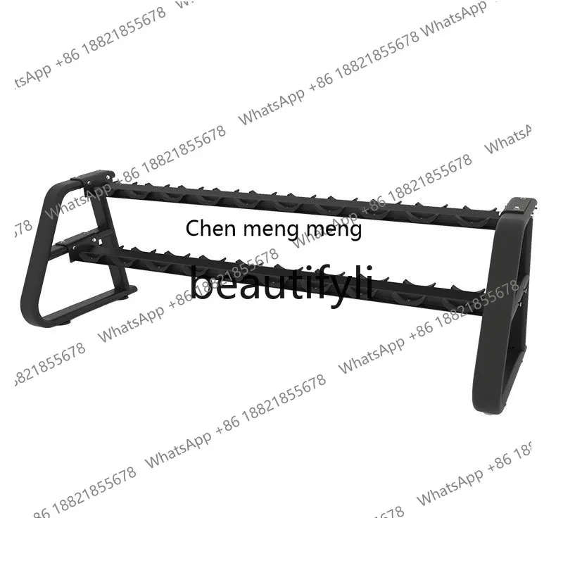 

Double Layer Ten Pairs Dumbbell Rack Gym Commercial Dumbbell Rack Studio Special Dumbbell Placement Rack