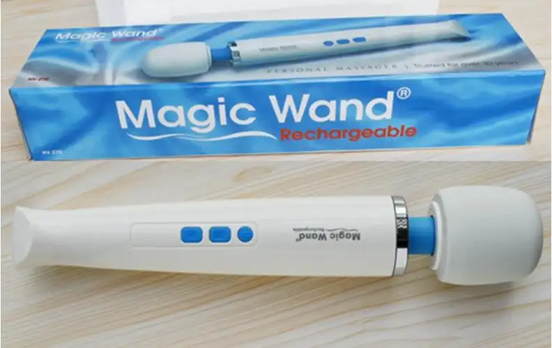 Powerful Rechargeable Magic Wand Vibrator, Hv-270, Full Body Pleasure.