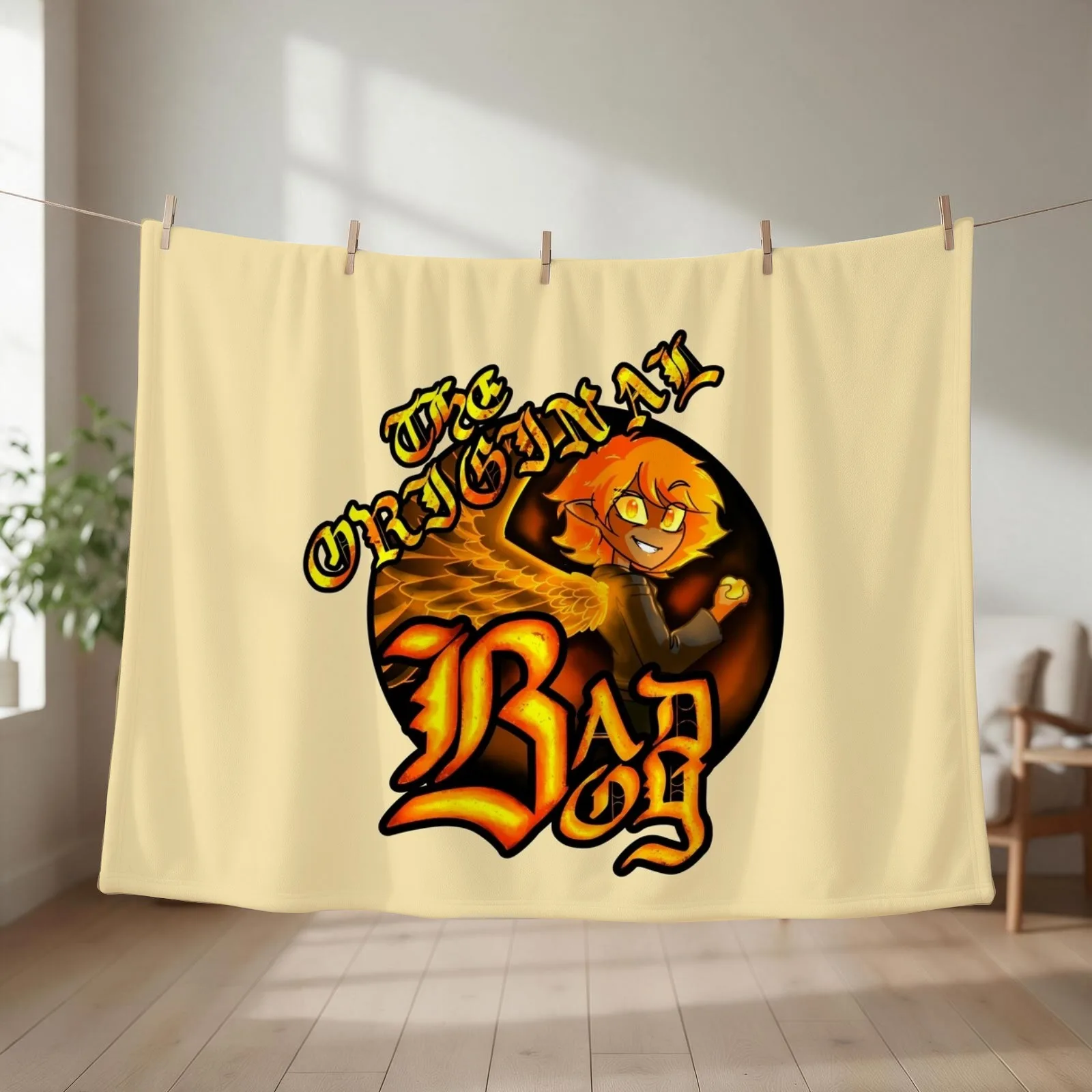 The Original Bad Boy Throw Blanket Soft Plush Plaid Single Giant Sofa manga Blankets