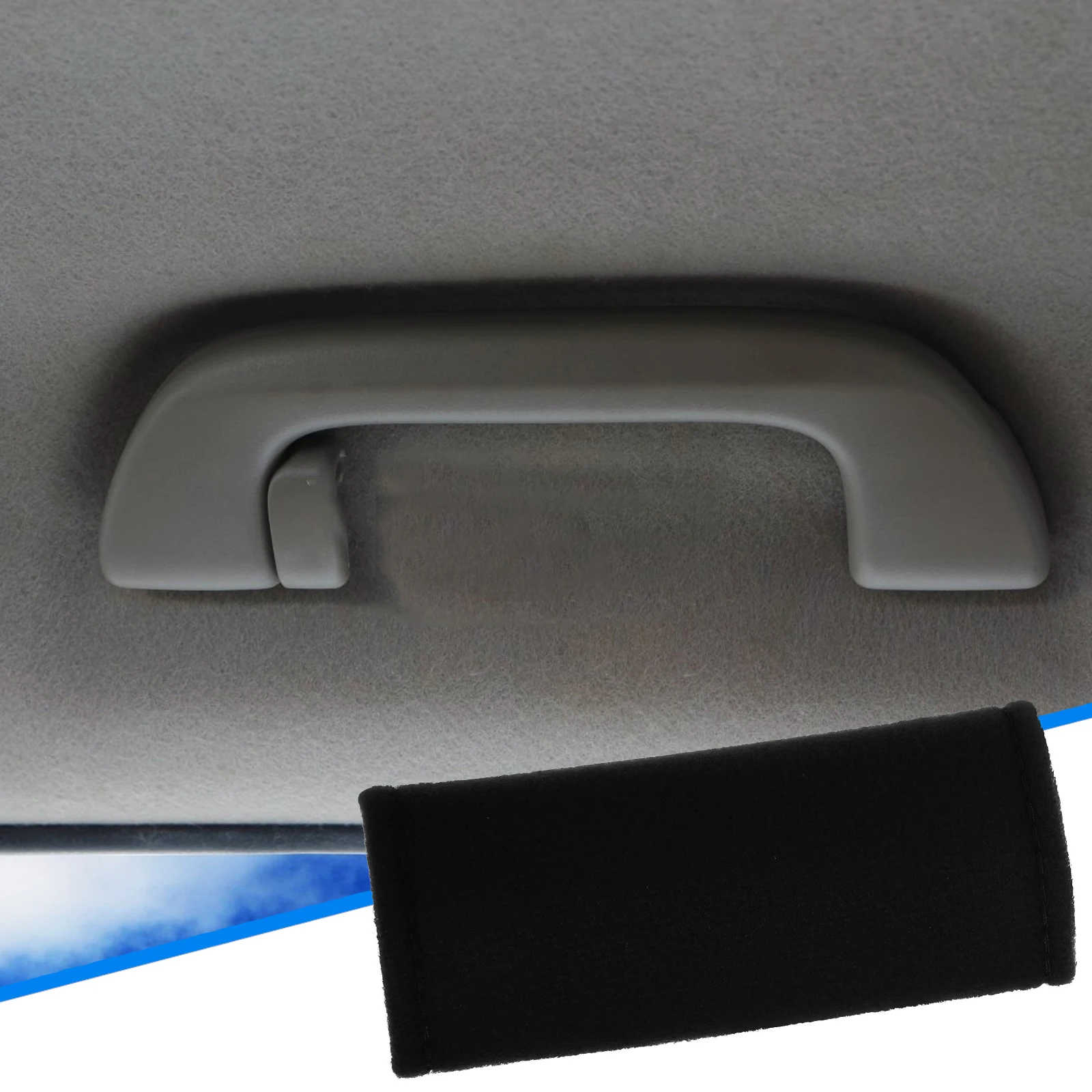 

Grab Handle Cover Roof Glove Protective Cover Durable Non-Slip Grip Car Door Handle Protector Black Wrap Grip Gloves Car