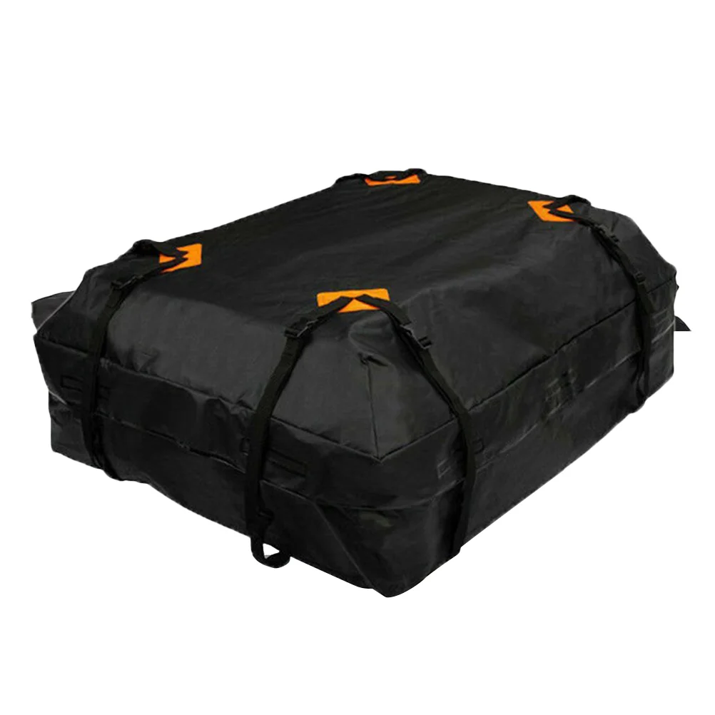 Roof Bag Auto Vehicle Rooftop Cargo Holder Sun Protection Waterproof for 600d Oxford Cloth