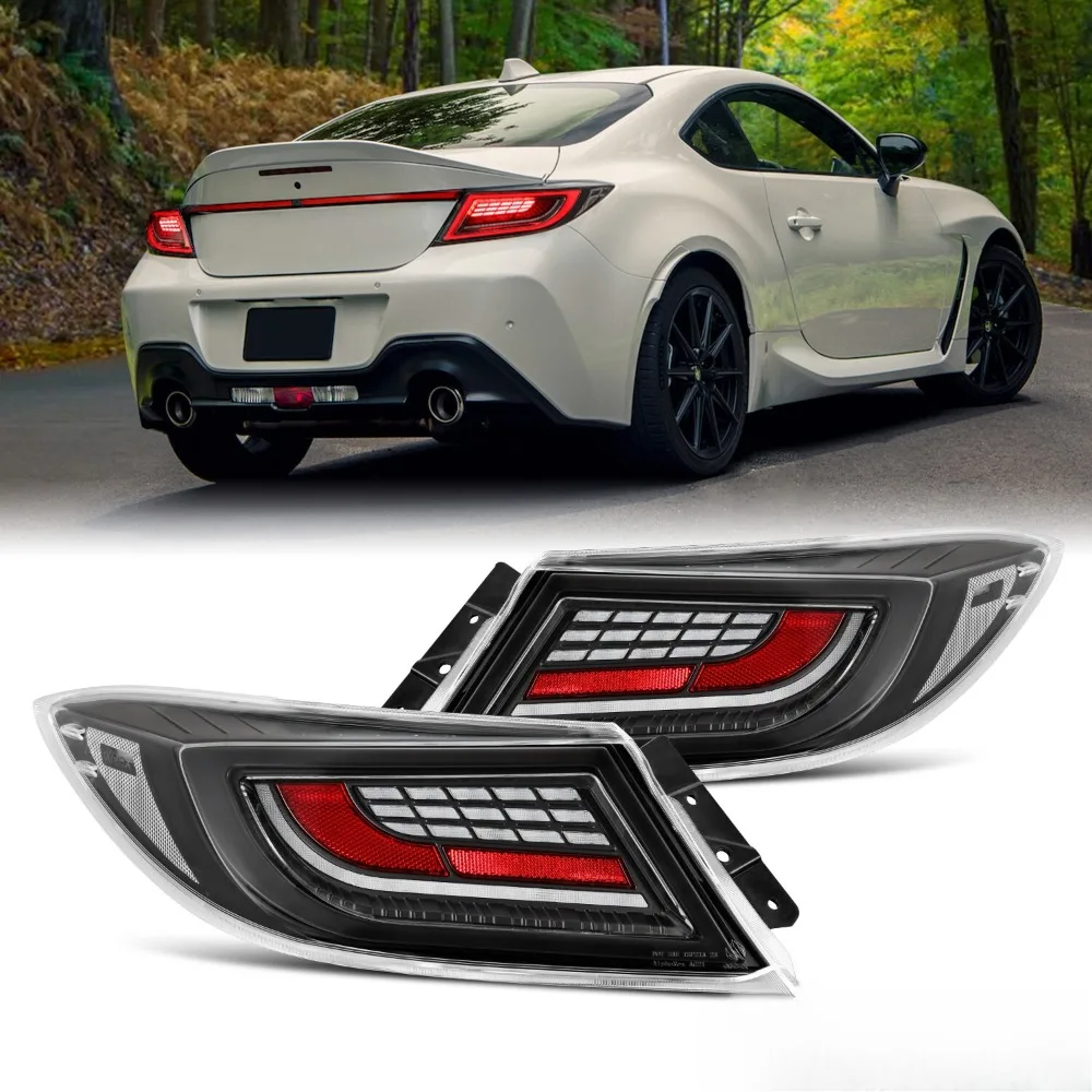 

For 2021-2024 Toyota GR86/Subaru BRZ LUXX-Series LED Tail Lights Alpha-Black