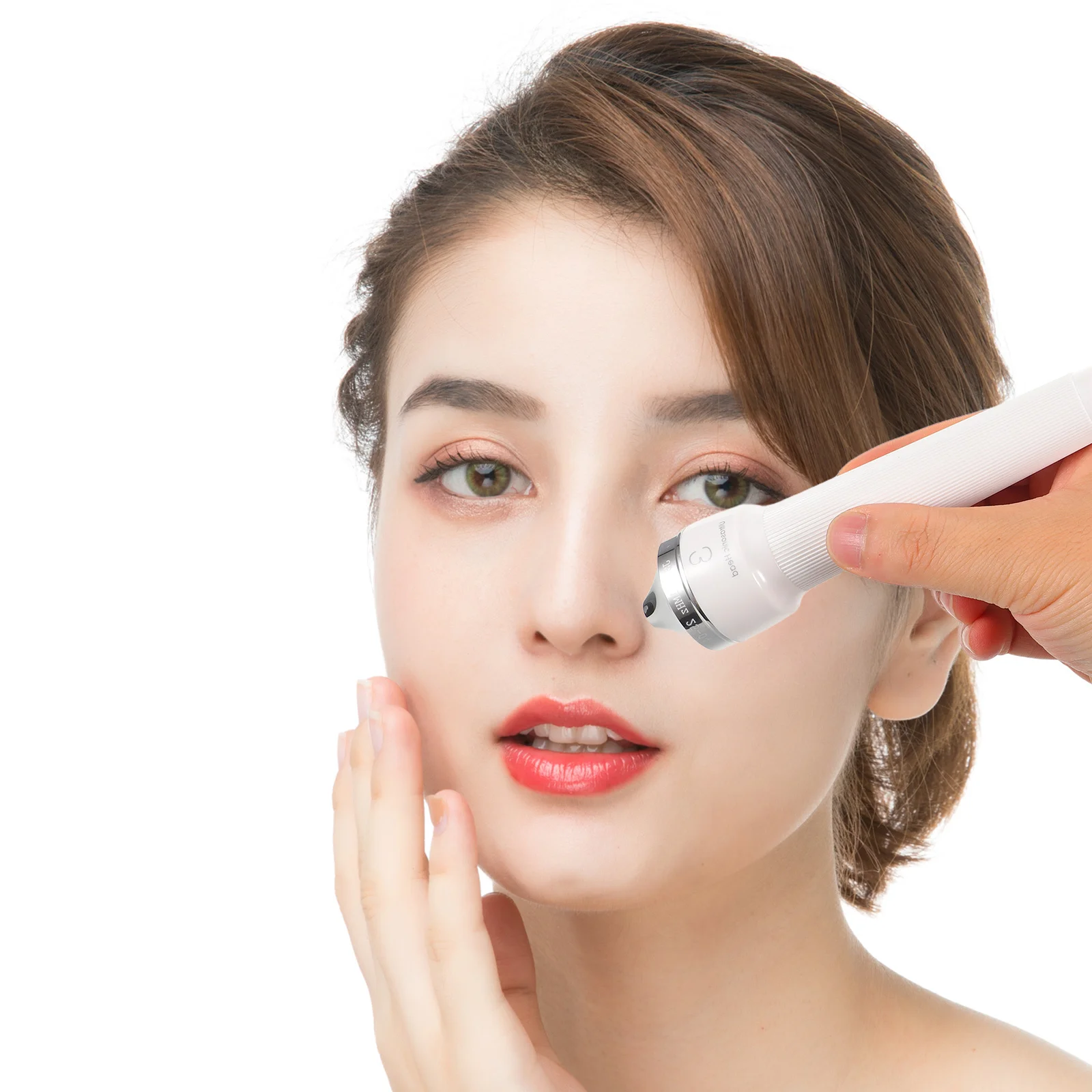 

Ultrasonic Facial Beauty Device Probe Skin Care Equipment for Wrinkle Removal Eye Care Deep Cleansing Serum Absorption