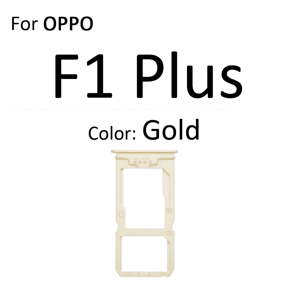 Sim Card Micro SD Card Tray Socket Holder Slot Container Connector Adapter Reader Parts For OPPO F1 F3 Plus F5 Youth