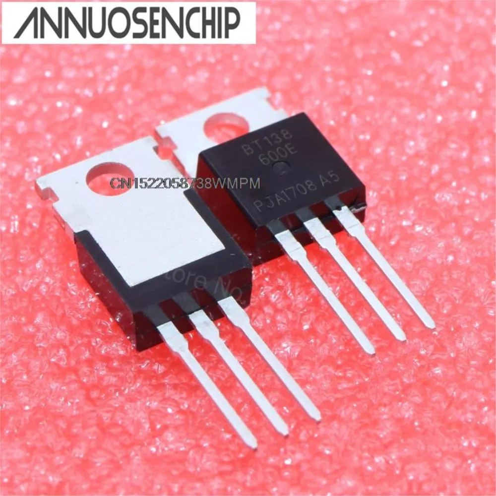 10PCS New and Original BT138-600 BT138 TO-220 BT138-600E