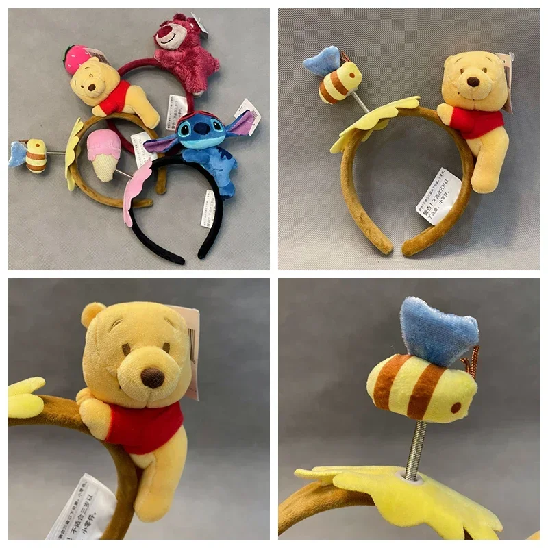 Cartoon Spring Stitch Winnie de Poeh pop beer aardbei beer schattige haarband cartoon reizen en vrije tijd haarband leuk cadeau
