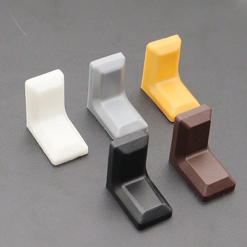 yes10PCS wardrobe cupboard connection corner code with ABS decorative cover iron corner code adjustable plastic Hanging code