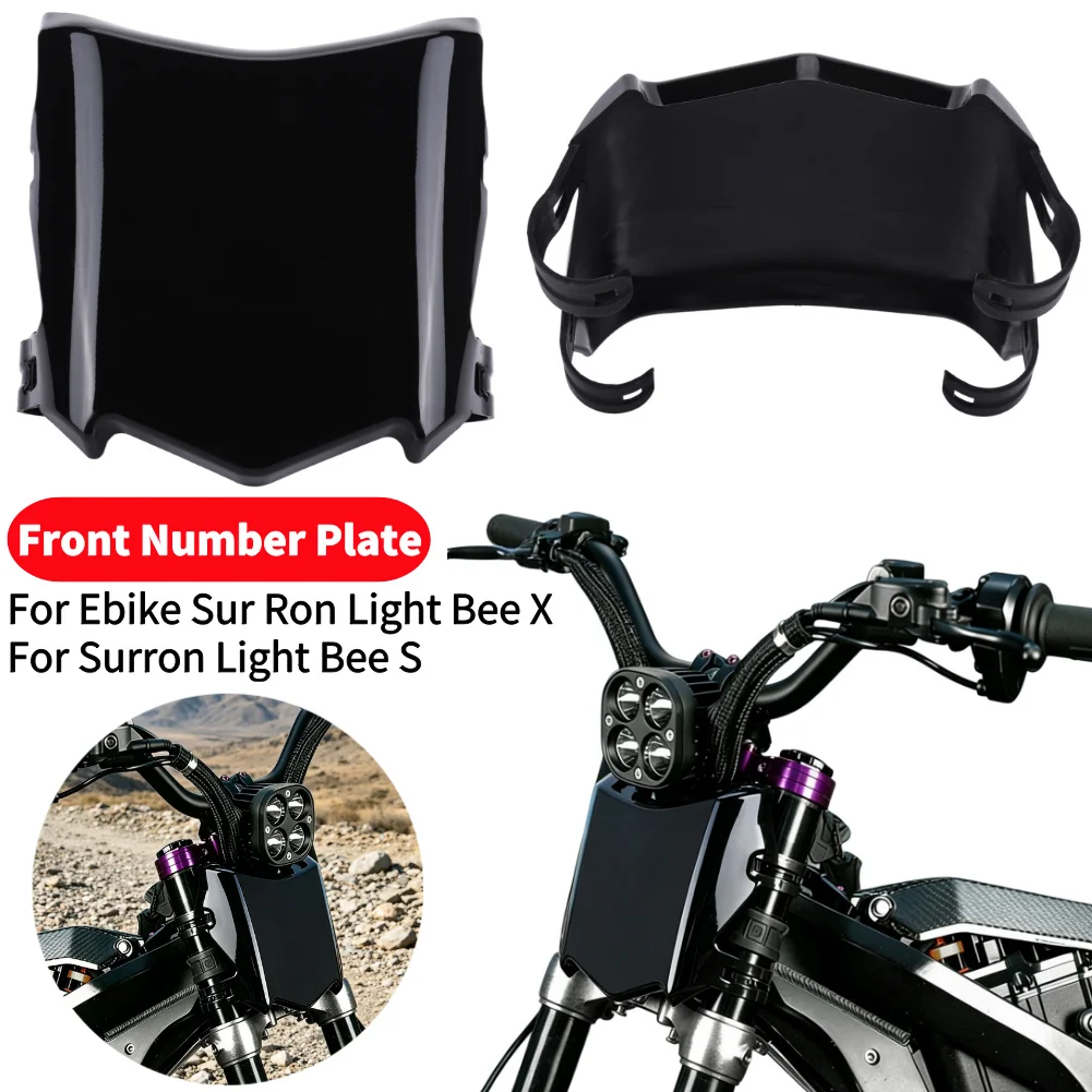 Front License Number Plate Replacement for Ebike Sur Ron Light Bee X for Surron Light Bee S Motorcycle Part Registration Plate