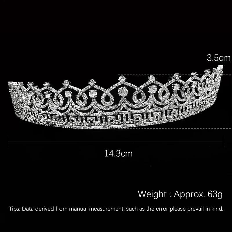 Jade anjo zircônia cúbica meandro motivo design branco banhado a ouro coroa de bronze e tiara elegante chique aniversário casamento bandana