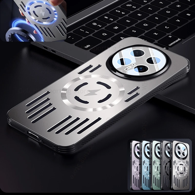 

Heat Dissipation Cooling Hollow Case For Honor Magic 8 Pro For Magsafe Magnetic Cover For HONOR Magic 7 6 Pro Wireless Charging