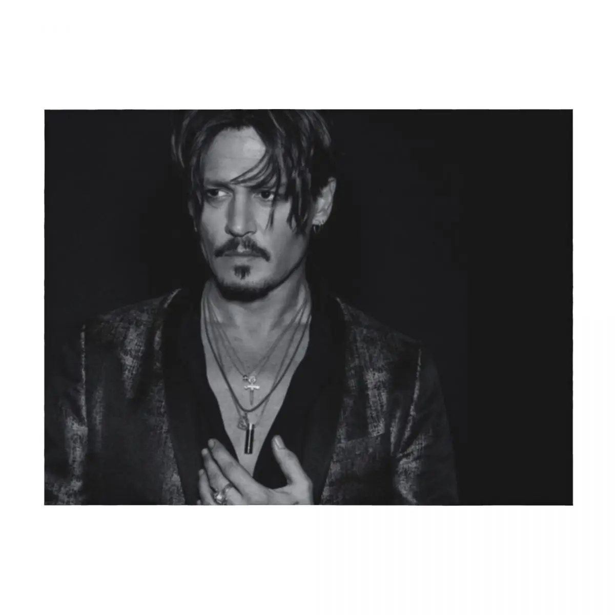 

Johnny Depp Throw Blanket Camping Single For Baby Travel Blankets