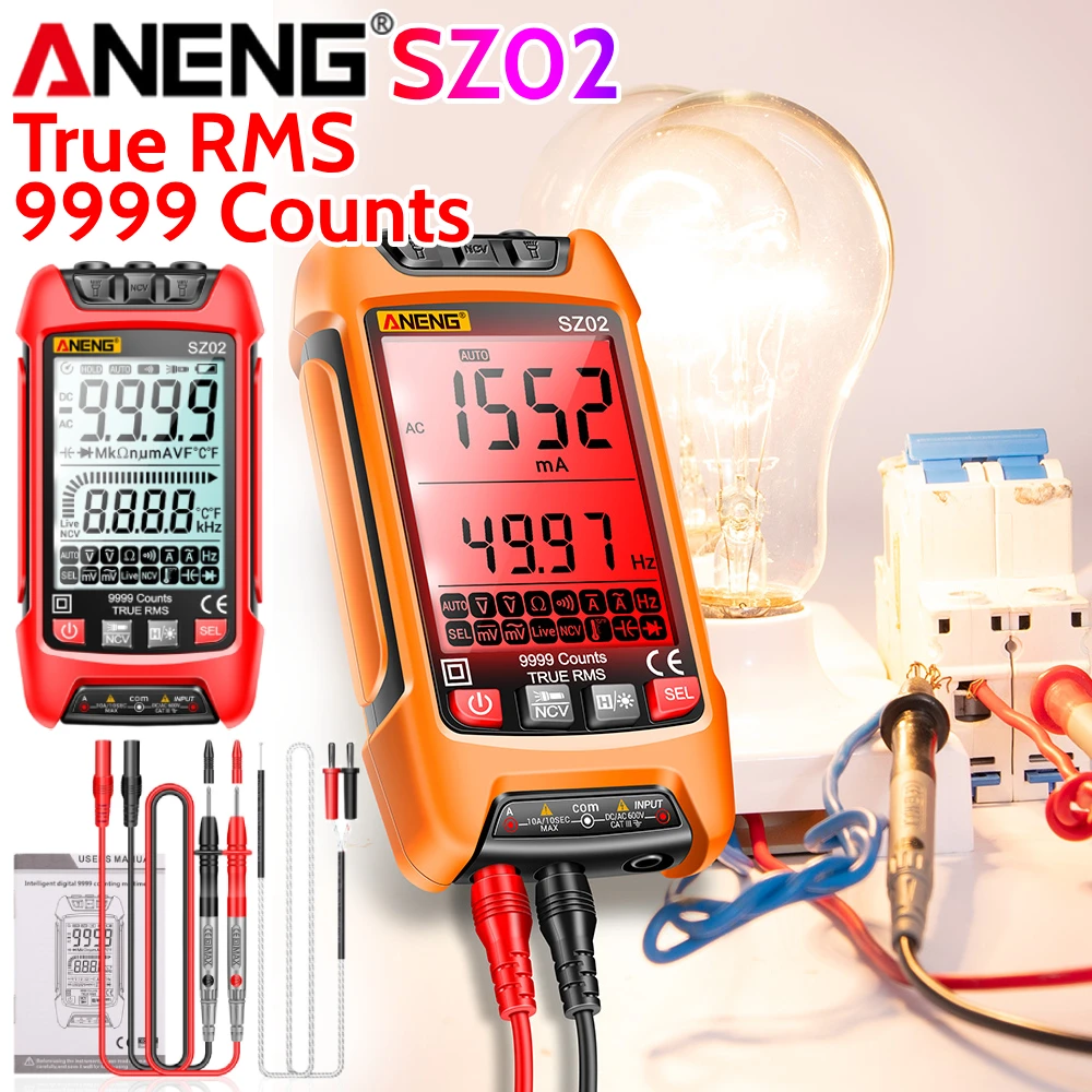 รีวิว ANENG SZ02: วิทยุวัดค่าความต่างศักย์ กระแสไฟฟ้า และความต้านทานแบบ True RMS ที่เหมาะกับทุกการใช้งาน
