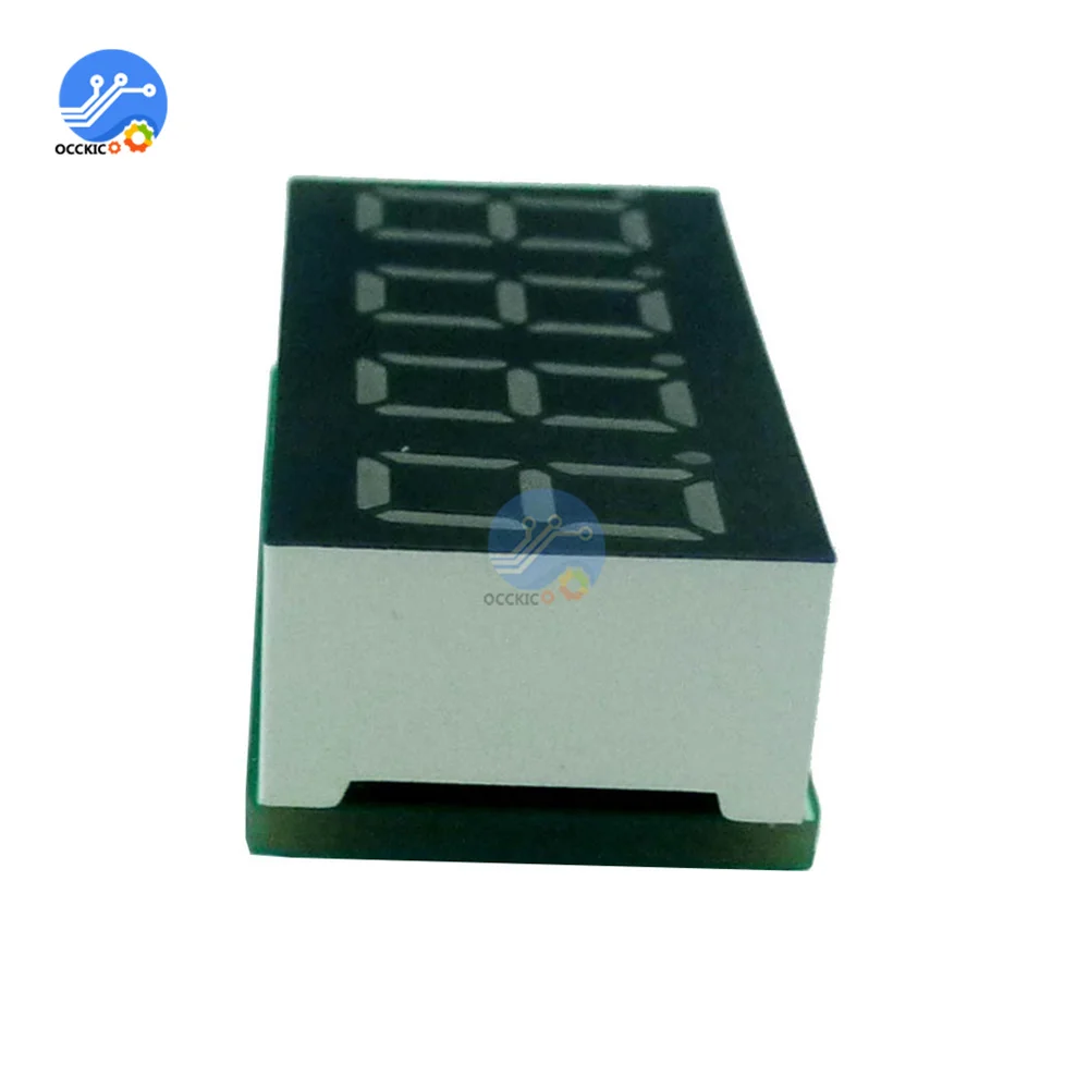 DC 5V 3.3V 4bit 7Seg I2C IIC LED Digital Tube Display Module Green LED Driver LED Module for MCU AVR PIC ARM N76E003