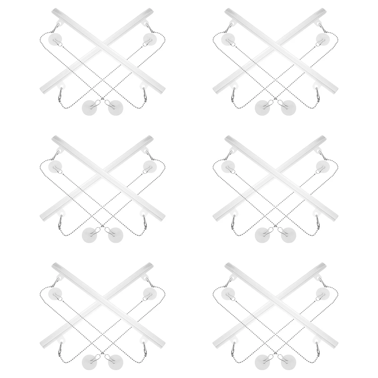 

12 set Poster Strip Rail Mounting Kit Iron Banner Holder For Supermarket Painting Scroll Hanger Retail Display Frame Hanging