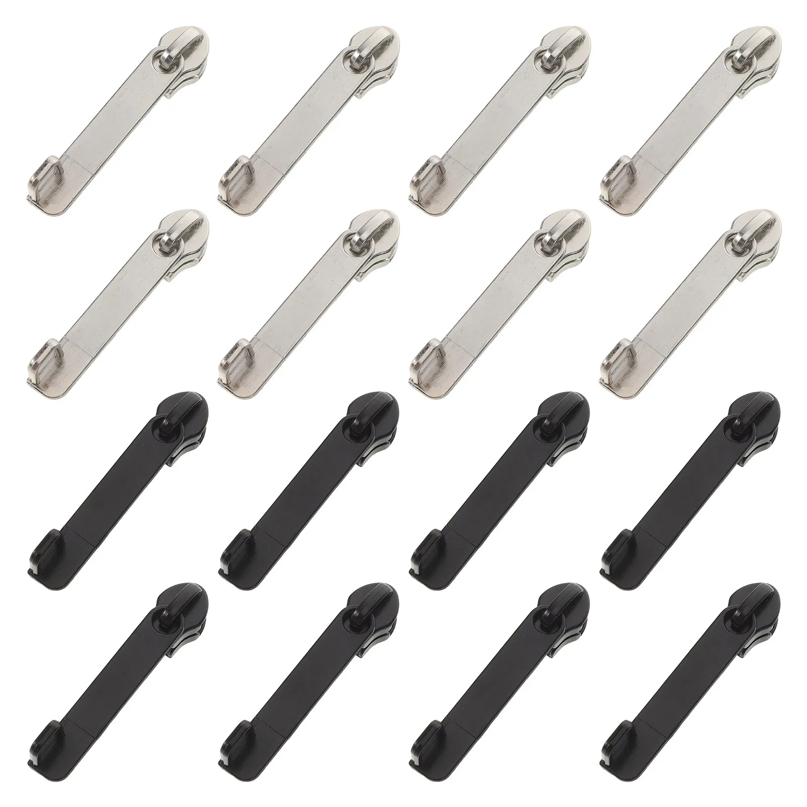 

16Pcs Replacement Zipper Pulls for Suitcase Luggage Jacket Purse Heavy Duty Nylon Double Layer Anti Burst Zipper Slider Repair