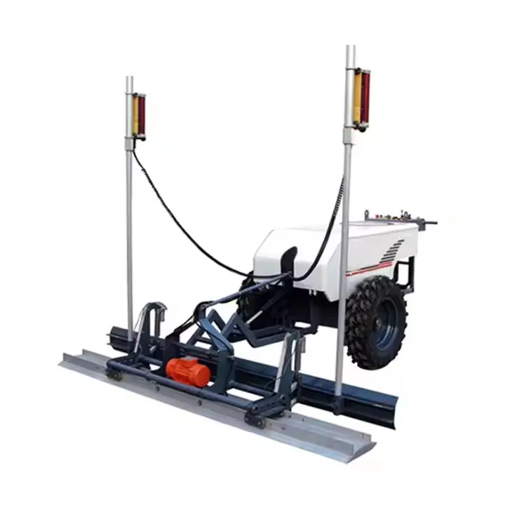 Small Walk Behind Screed Machine Lightweight Concrete Floor Leveling Smoothing Construction Tool view 2