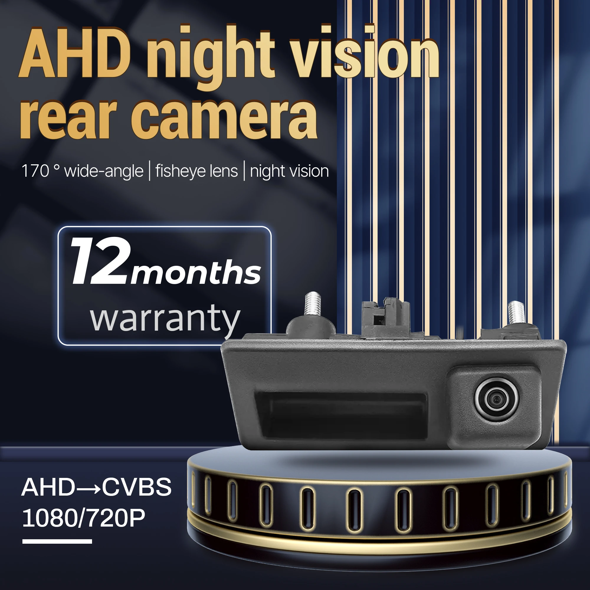 

AHD 1080P 170 ° Камера на ручке багажника для Volkswagen VW Passat Golf Polo B6 B7 Jetta Tiguan Touareg Audi A3 A4 A5