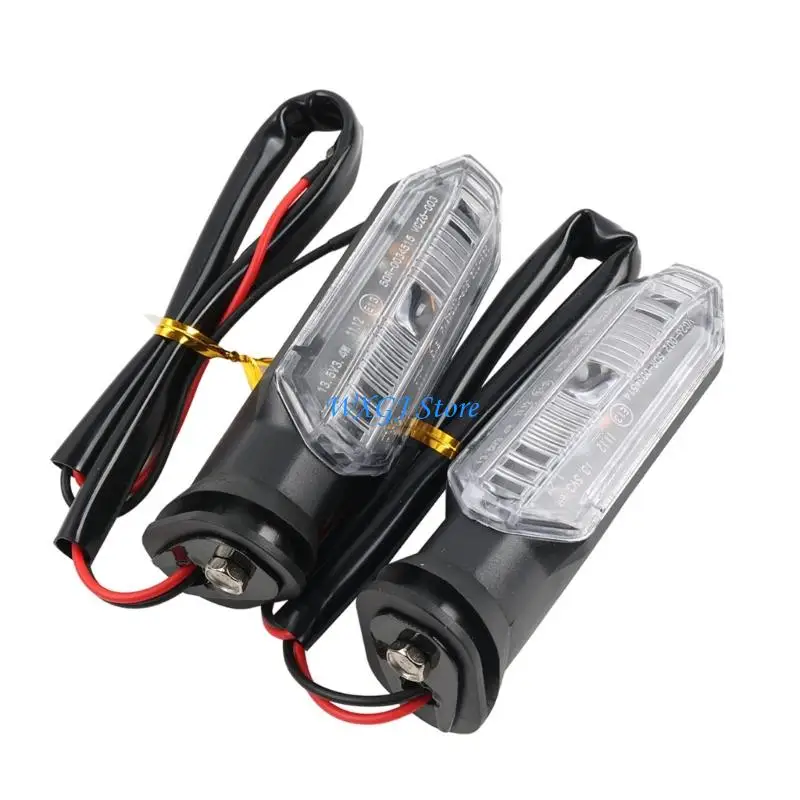 

37JE Lightweight LED Indicators Motorbike Plug Play Design High Intensity Lighting ABS Housing For CB500X Enhanced Visibility