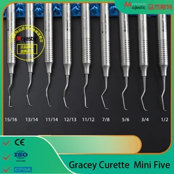 Gracey Curette Mini Five Professional Dental Tooth Cleaning Dental Periodontal Dentistry Root Canal Scaler Mini Five double end