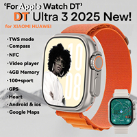 New For IOS Original Men Watch DT UItra3 GPS Smart Watch 32GB Memory APP Download Video Playback NFC Bluetooth Call Smartwatches
