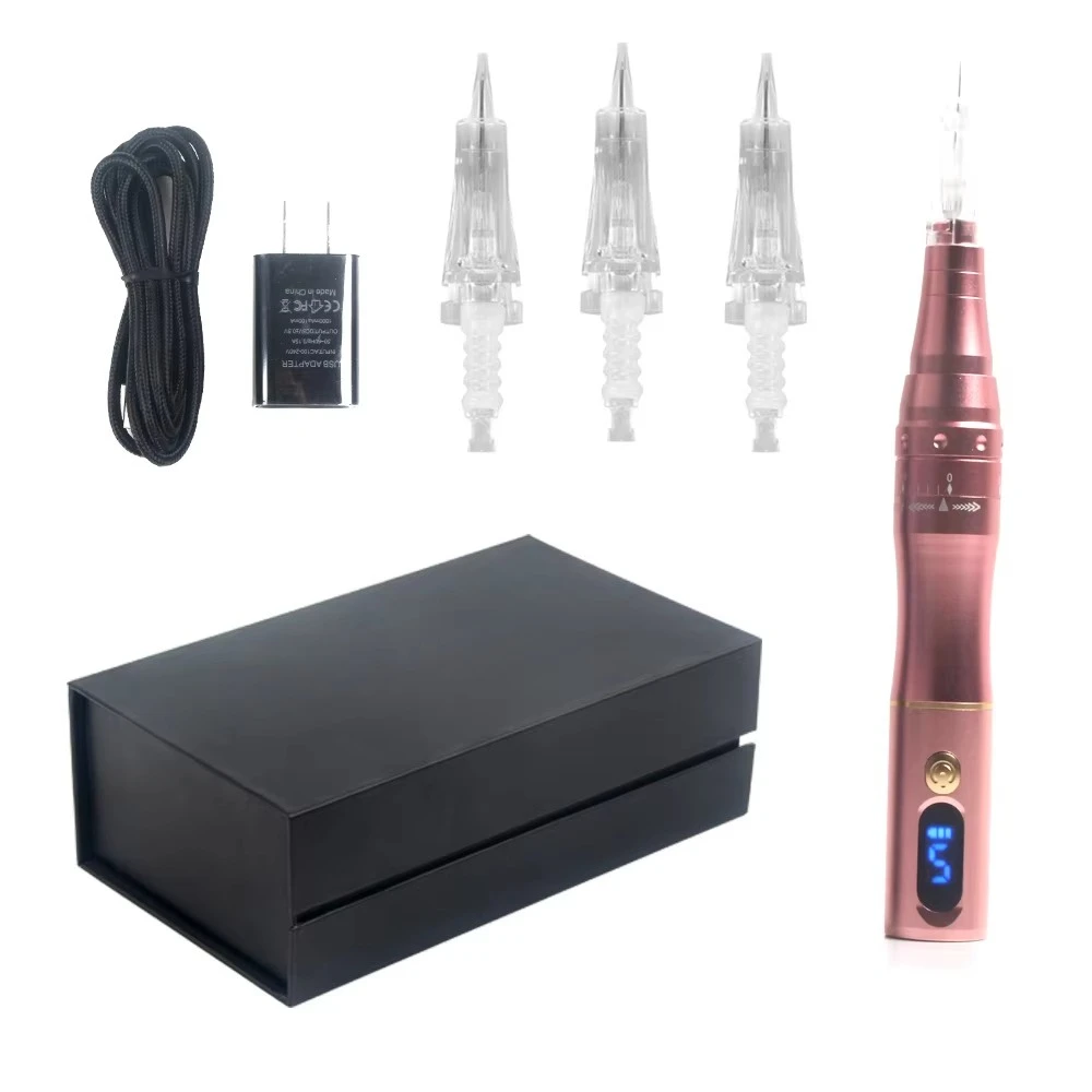 

Новый дизайн, беспроводная цифровая роторная тату-машинка, профессиональная машина для перманентного макияжа, ручка для бровей/губ