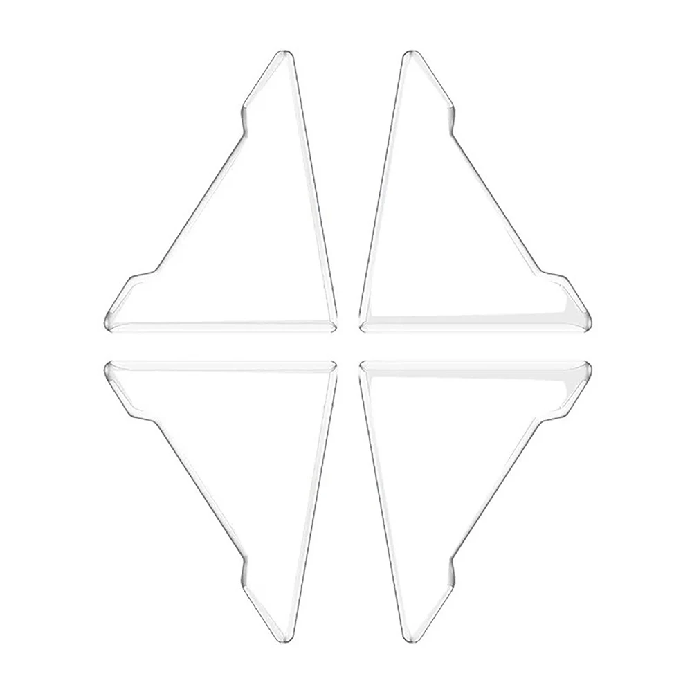 4Pcs/set Universal Car Door Corner Guard Anti-collision Covers Transparent Silicone Anti-Scratch Stickers Door Protection Cover