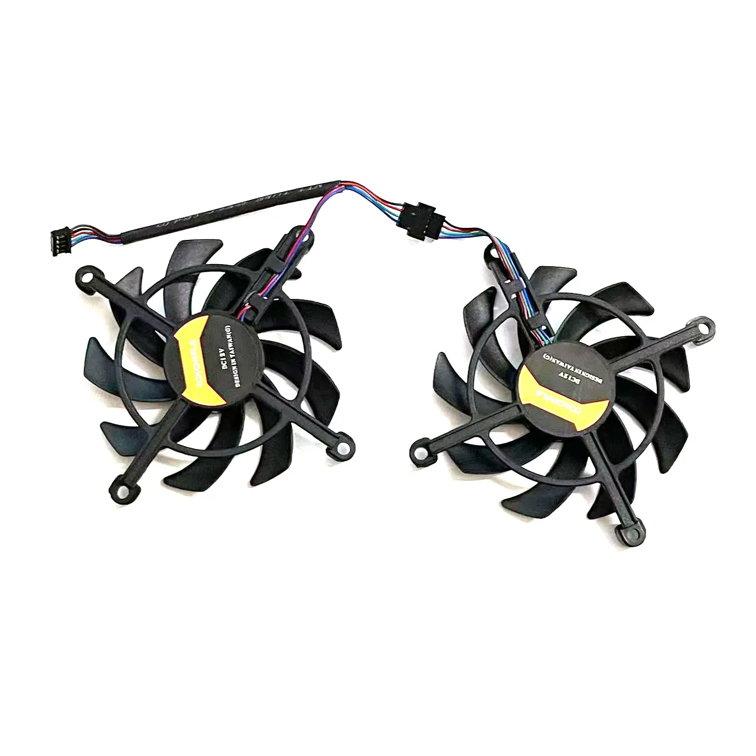 

85MM 4PIN RTX4060 4060TI GPU fan suitable for Colorful GeForce RTX4060 4060ti BattleAx Duo OC graphics card replacement fan