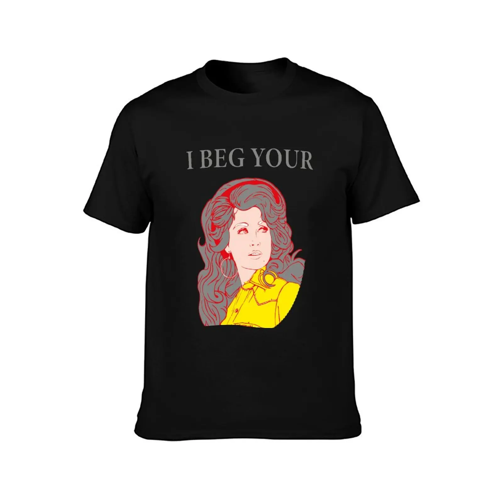 i beg your parton shirt T-Shirt Summer Casual Cotton Tee Oversized Streetwear Tops Vintage Graphic Print Unisex Men Women