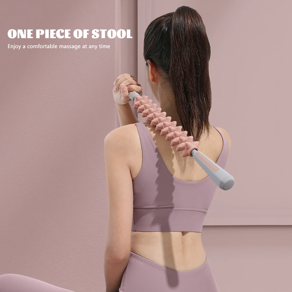 Muscle Roller Massage Stick Muscle Roller Sticks With Non-slip TPR Handles Relieve Stress Relax