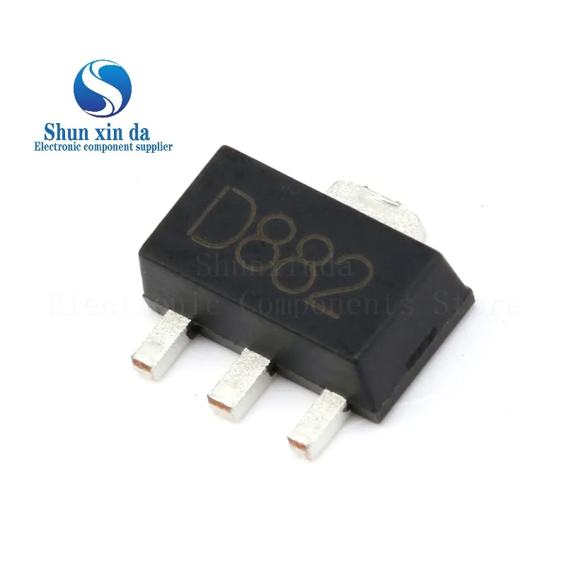 20PCS B772 D882 SOT-89 A1013 B1132 B1188 B1386 C2383 C2655 C3357 2SC4672 D1664 D1898 A1797 2SC2873 2SA1213 SMD Transistors