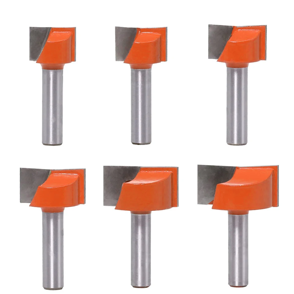 6/8mm Schaft Reinigung Bottom Gravur Router Bit Holzbearbeitung Werkzeug Vhm Holz Fräsen Cutter End Mühle 18mm 20mm 30mm 32mm – Detail 7