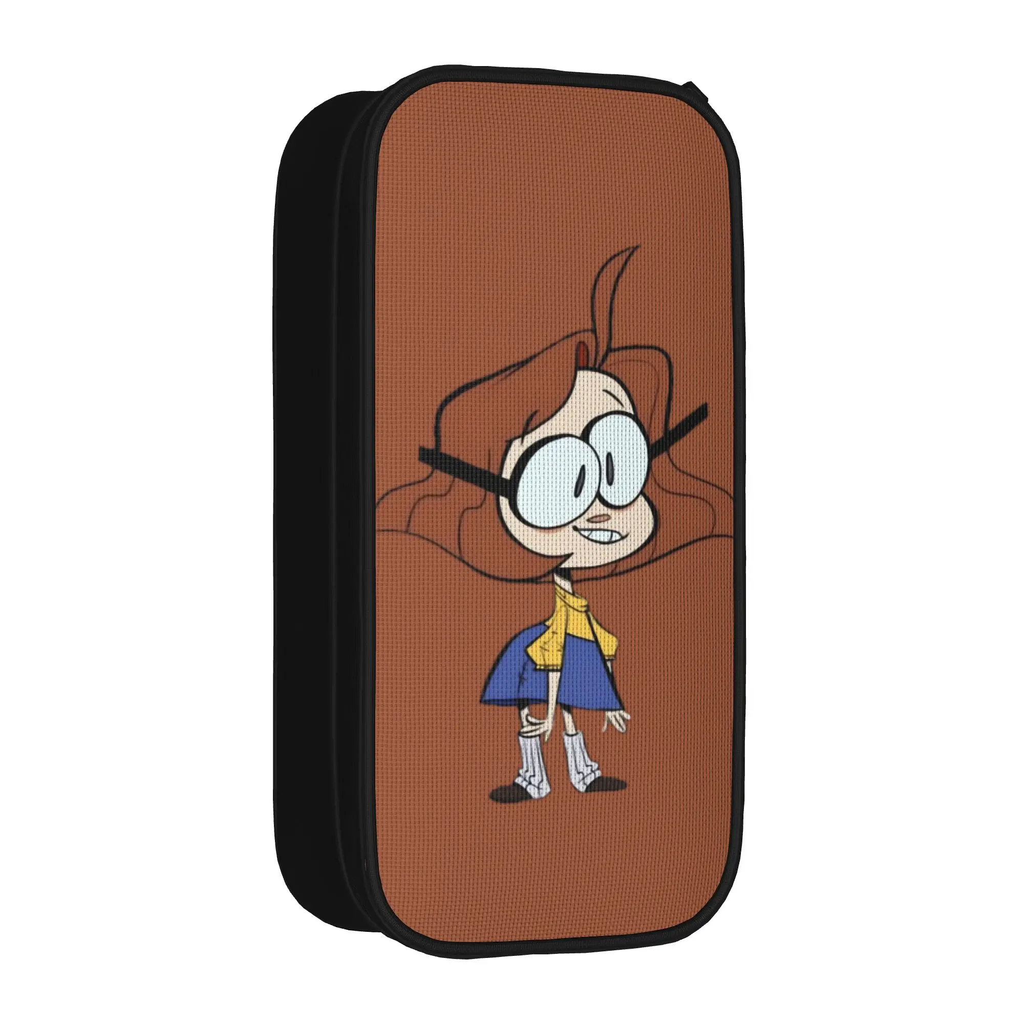 Ollie and Scoops Pen Box Double Layer Large Capacity Kids  Pencil Box Suprise Gift