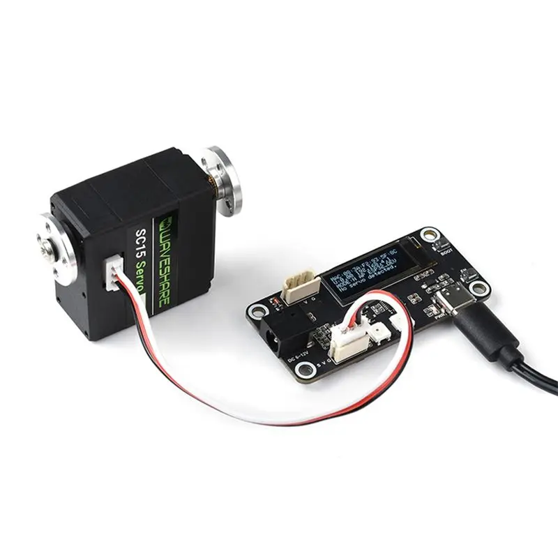 New 3C- ESP32 Servo Driver Expansion Board with OLED Display Built-in WIFI and Bluetooth for SC15/ST3215 Servo