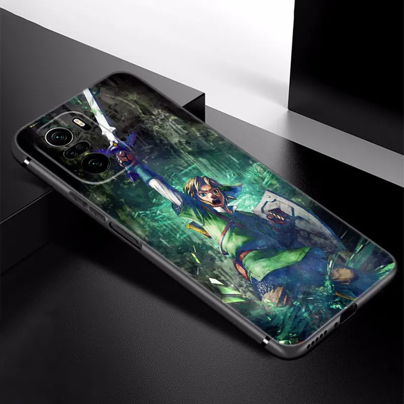 Z-Zeldas Game Black Silicone Phone Case For Redmi 10 Prime A1 A2 Plus K30 K40 Gaming K60 Pro 9 9A 9C 9T 10A 10C 12 12C 13C