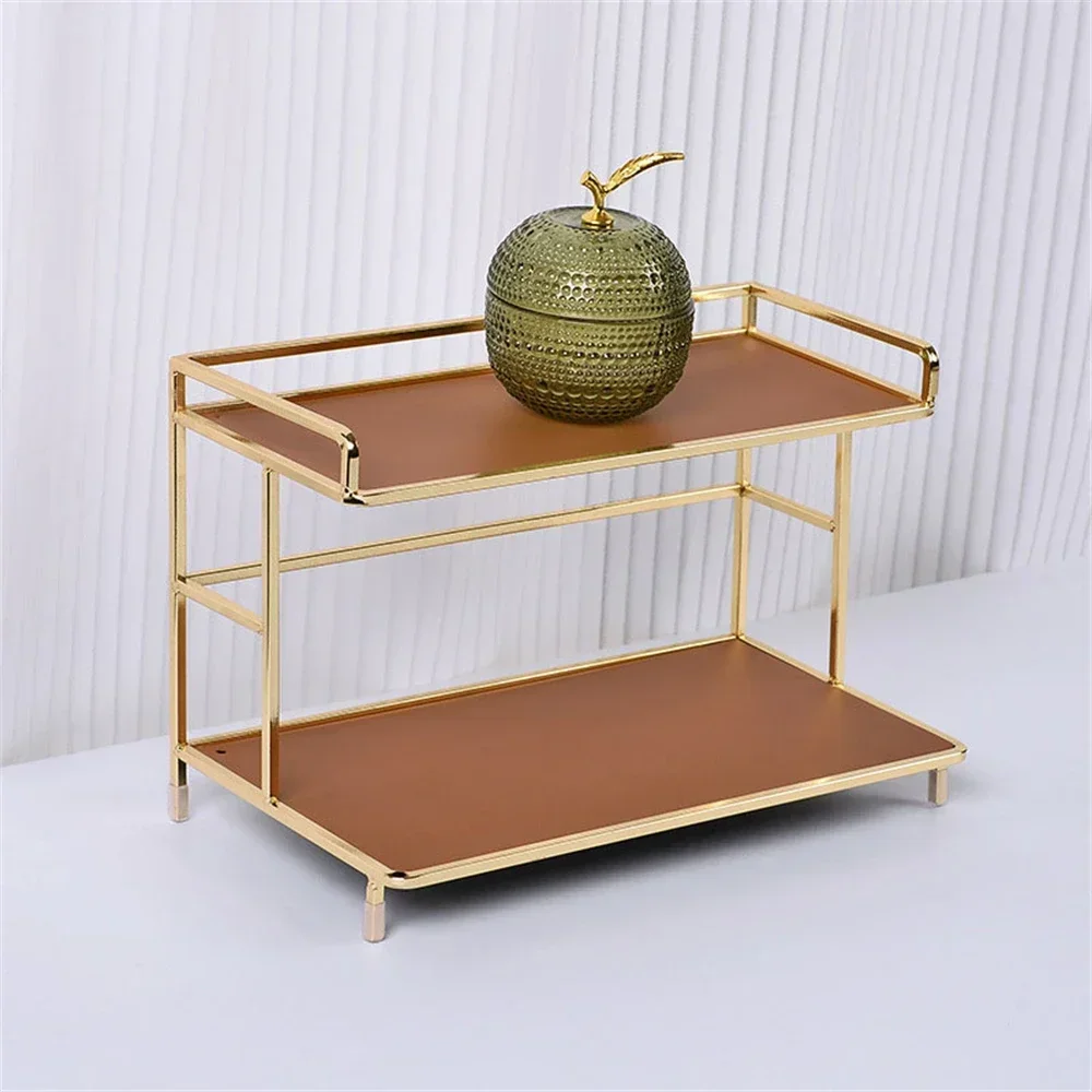 

2 Tier Storage Rack Mug Shampoo for Bathroom Furniture Shelf Desk Organizer Multifunction Shelves Locker Toilet Accessories