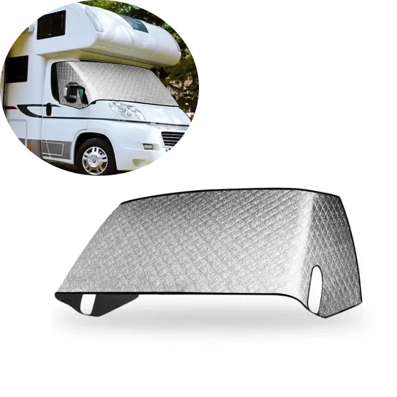 

1 шт. Защитный экран для лобового стекла автодома, солнцезащитный козырек, теплоизоляционный экран, защита от УФ-излучения, защита лобового стекла для Ford C-класса