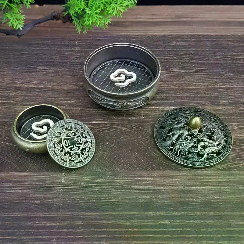 Incense Holder Grid Base - Heat-Resistant Fireproof Design (Without Incense,Without Burner) Stainless Steel